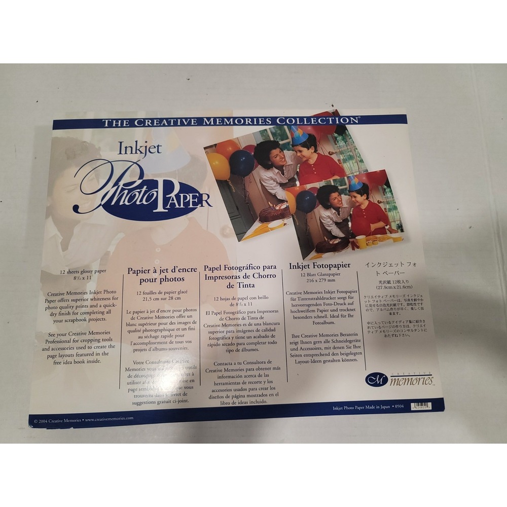 Creative Memories Inkjet Photo paper 8.5 x 11 84 sheets 7 packages